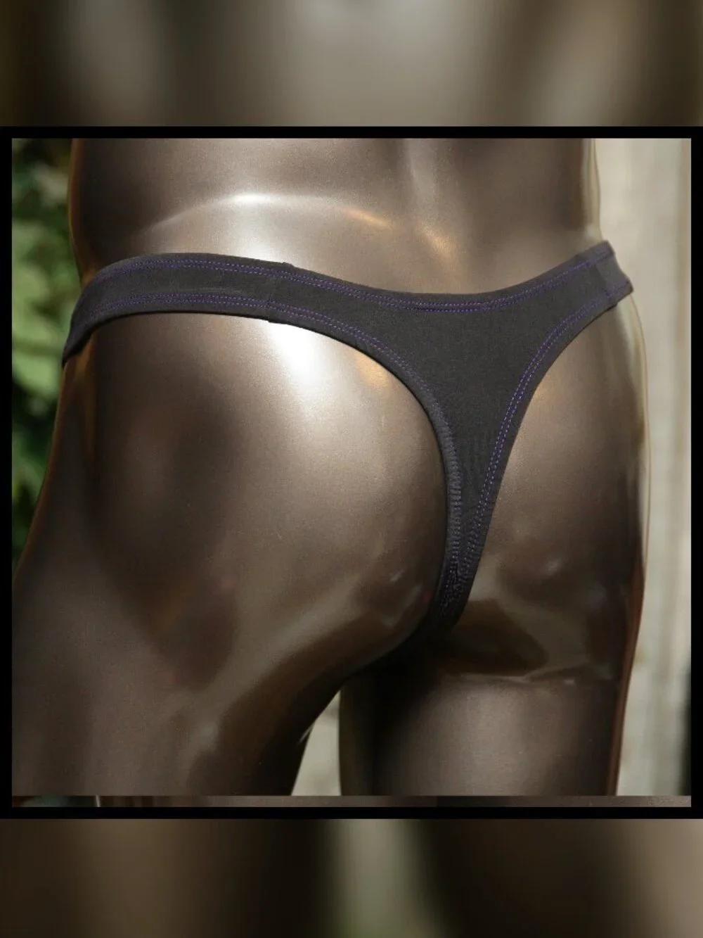 Mens Split Fabric Thin Sides Thong Handmade